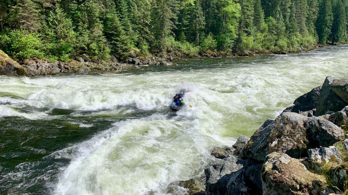 Rafters in Lochsa Falls